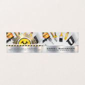 Carte De Visite Menuiserie | Outils de construction (Extérieur déplié)