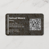 Carte De Visite Menuiserie simple moderne (Devant)