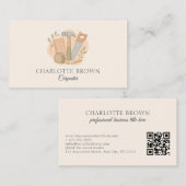 Carte De Visite Menuiserie Travail du Bois Construction Meubles (Devant / Derrière)