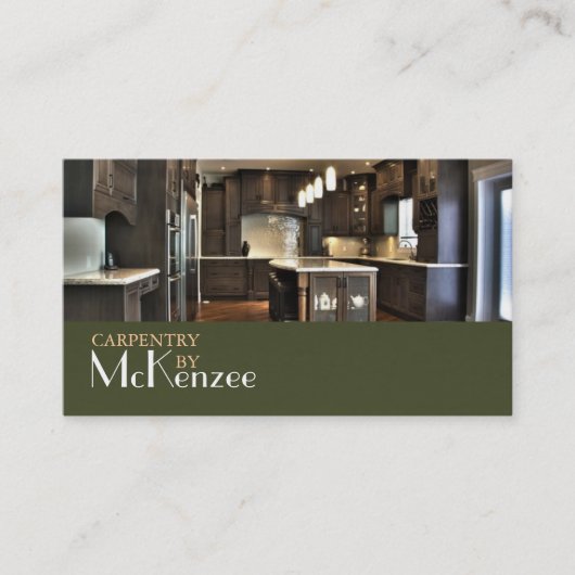 Carte De Visite Menuiserie, Travaux De Construction, Plancher De B (Devant)