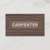 Carte De Visite Menuisier (Devant)