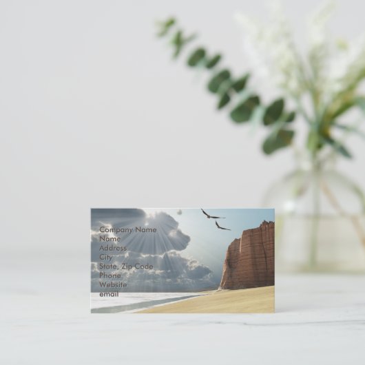 Carte De Visite mer (Debout devant)