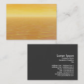 Carte De Visite Mer d'or (Devant / Derrière)