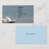 Carte De Visite Mer et bateaux (Devant / Derrière)