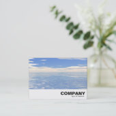 Carte De Visite Mer et ciel (Debout devant)