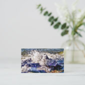 CARTE DE VISITE MER ET ROCHERS (Debout devant)