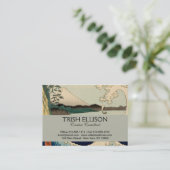 Carte De Visite Mer japonaise de Satta Hiroshige Art (Debout devant)