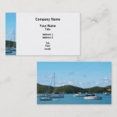 Carte De Visite Mer paisible St Thomas (Devant / Derrière)