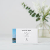 Carte De Visite Mer paisible St Thomas (Debout devant)