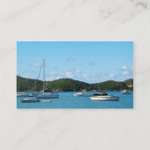 Carte De Visite Mer paisible St Thomas (Dos)