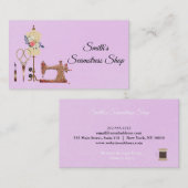 Carte De Visite Mer Vintage (Devant / Derrière)