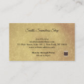 Carte De Visite Mer Vintage (Dos)