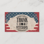 Carte de visite Merci (Dos)