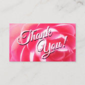 carte de visite Merci (Devant)