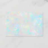 Carte De Visite merci clear opal arrière - plan (Dos)