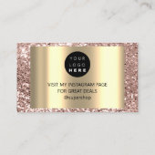 Carte De Visite Merci d'acheter Code de réduction cardiaque Logo V (Dos)