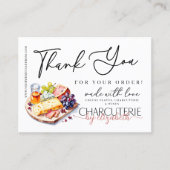 Carte De Visite Merci de commande du tableau de pâturage de Charcu (Devant)