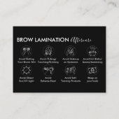 Carte De Visite Merci de conseils de soins postérieurs à la Lamina (Dos)