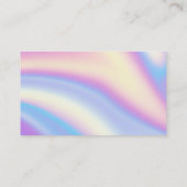 Carte De Visite Merci de remise Holographique (Dos)