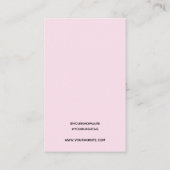 Carte De Visite Merci D'Entreprise Minimal Moderne Pour L'Insertio (Dos)