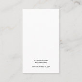 Carte De Visite Merci D'Entreprise Minimal Moderne Pour L'Insertio (Dos)