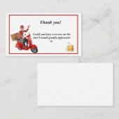 Carte De Visite Merci du pilote de livraison Doordash (Devant / Derrière)