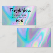 Carte De Visite Merci du Salon des médias sociaux (Devant / Derrière)