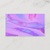 Carte De Visite Merci holographique violet (Dos)