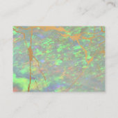 Carte De Visite Merci moderne Glam Green Opal (Dos)