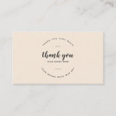 Carte De Visite Merci moderne pour votre soutien aux petits (Devant)