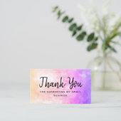 Carte De Visite Merci Pour Aider Mon Petit (Debout devant)