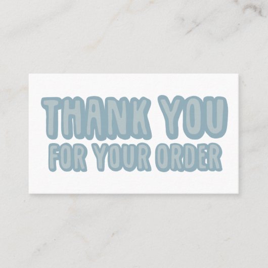 Carte De Visite Merci pour commander des icônes sociales QR Code b (Devant)