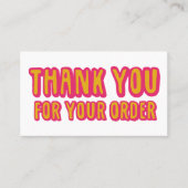 Carte De Visite Merci pour commander des icônes sociales QR Code r (Devant)