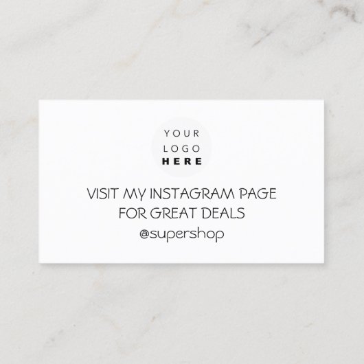 Carte De Visite Merci POUR L'ACHAT Code remise Violet Or (Dos)