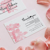 Carte De Visite Merci Pour Shopping Petite Marque