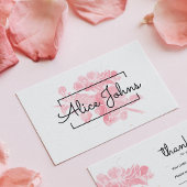 Carte De Visite Merci Pour Shopping Petite Marque