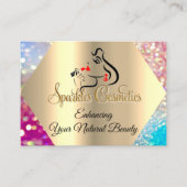 Carte De Visite Merci Pour Votre Achat Logo Holographe (Devant)