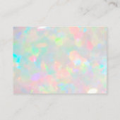 Carte De Visite merci pour votre achat opal photo (Dos)