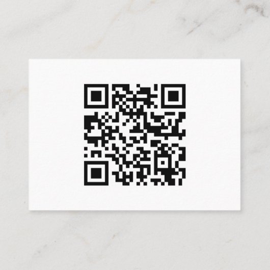 Carte De Visite Merci pour votre commande (Dos)