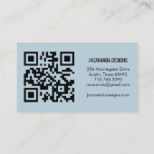 Carte De Visite Merci pour votre commande CODE RABAIS Code QR (Dos)