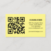 Carte De Visite Merci pour votre commande CODE RABAIS Code QR (Dos)