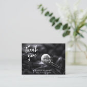 Carte De Visite Merci Qr Code Logo Photo Modern Business (Debout devant)