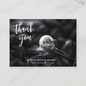 Carte De Visite Merci Qr Code Logo Photo Modern Business (Devant)