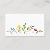 Carte De Visite Merci Zéro Déchets Éco Conçu à la main (Dos)