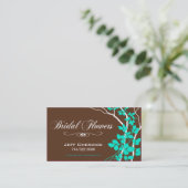 Carte De Visite Mercis nuptiales de Special d'arrangements floraux (Debout devant)