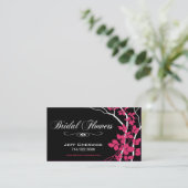 Carte De Visite Mercis nuptiales de Special d'arrangements floraux (Debout devant)