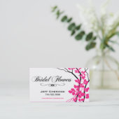 Carte De Visite Mercis nuptiales de Special d'arrangements floraux (Debout devant)