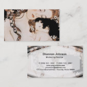 Carte De Visite Mère et enfant Gustav Klimt (Devant / Derrière)