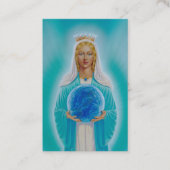 Carte De Visite Mère Marie - Vierge du Globe (Devant)