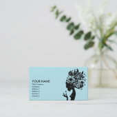 Carte De Visite mère nature (Debout devant)